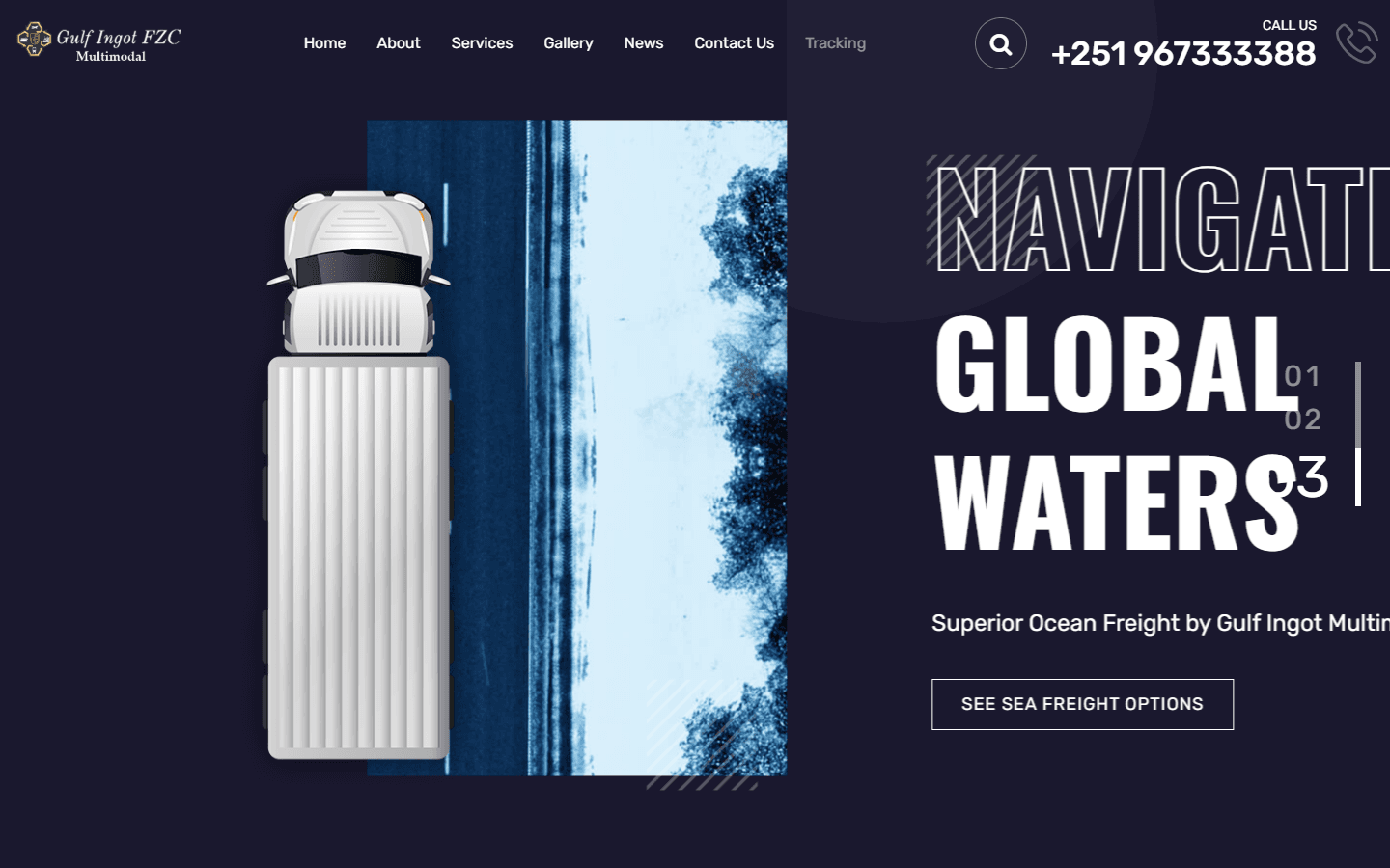 Gulf Ingot Multimodal website